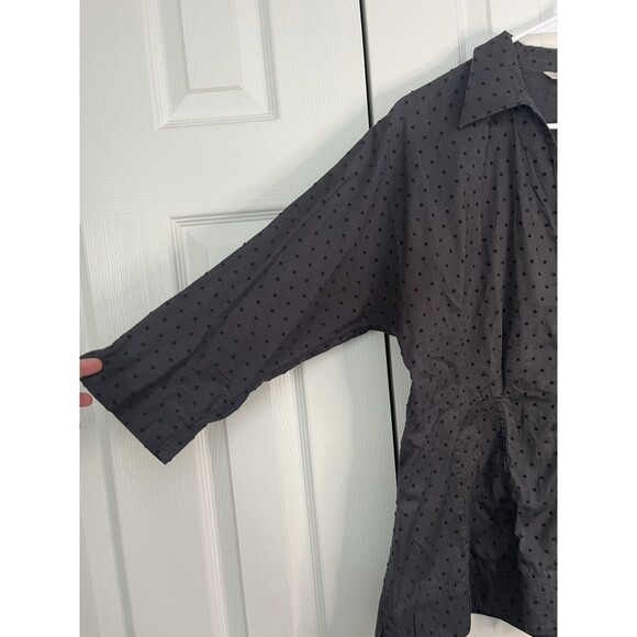 Soft Surrounding Grey Button Up Women Large See Measurements - Picture 2 of 7
